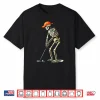 Skeleton Halloween Golf Golfer Player Professional Humor Shirt