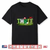Third Birthday Theme Golf Three Year Old Kids Sport Party Shirt