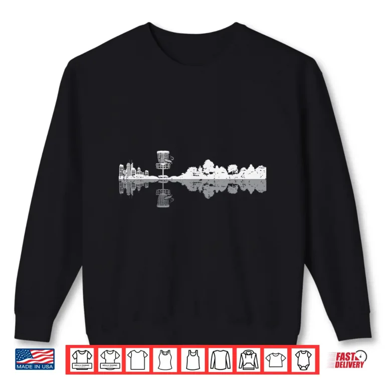 Sweatshirt Trees Landscape Disc Golf Frisbee Golfer Frolf Professional Shirt