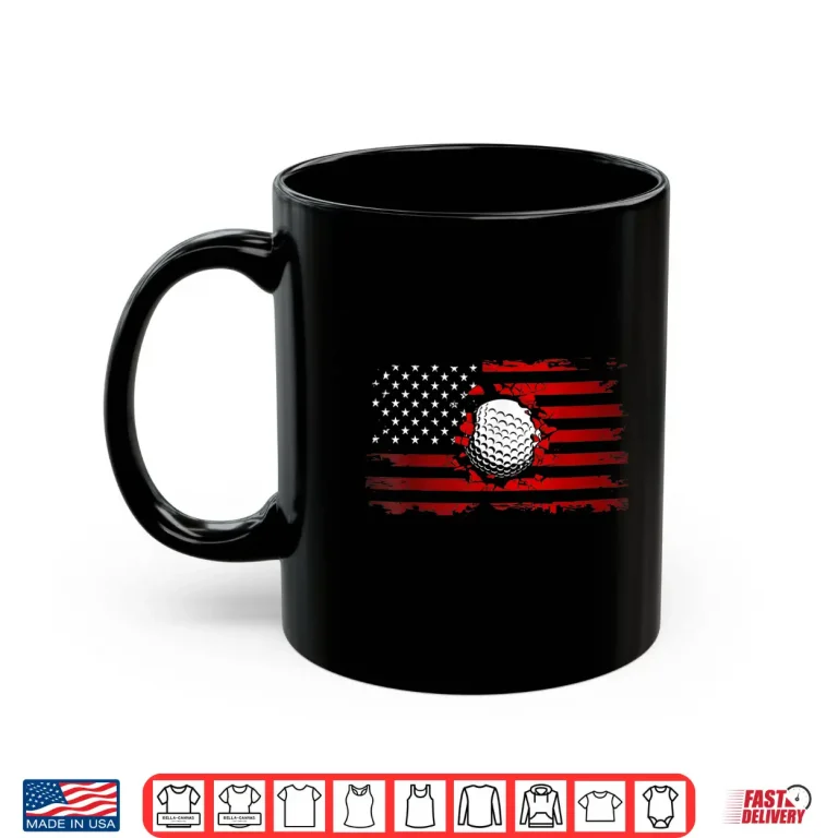 Mug American Flag Golf Shirt