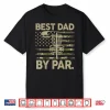 Best Dad Par Funny Camo Us Flag Disc Golf Frisbee Men Golfer Shirt