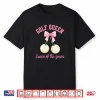 Coquette Bow Golf Queen Funny Female Golfer Women Golfing Shirt