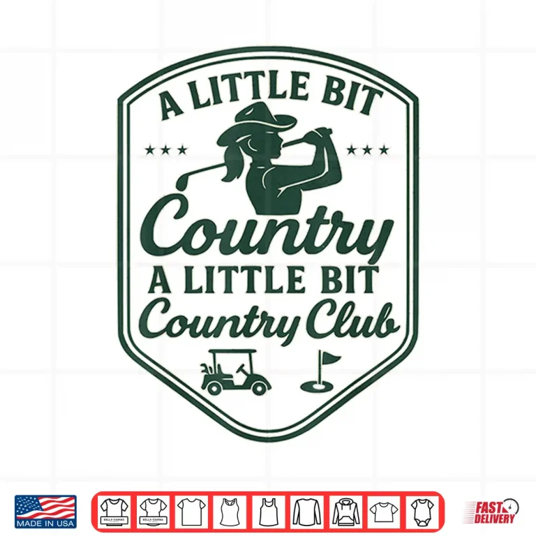 Design Country Golf Southern Cowgirl Golfing Country Club Golfer Shirt