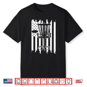 Disc Golf Usa Flag Shirt