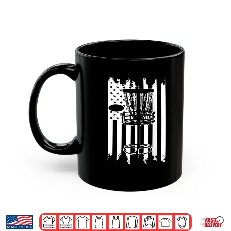 Mug Disc golf USA Flag Shirt