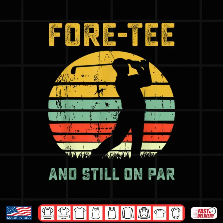 Design Funny 40th Birthday Golf Pun Golfing 40 Year Old Golfer Tee Shirt