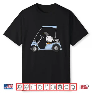 Cute Cart With Bird Golf Professional Youth Graphic Shirt