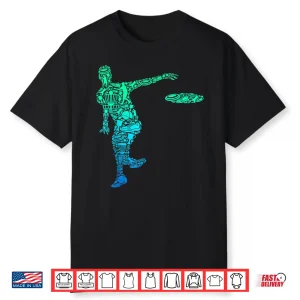Frisbee Professional Disc Golf Athletic Graphic Apparel Shirt