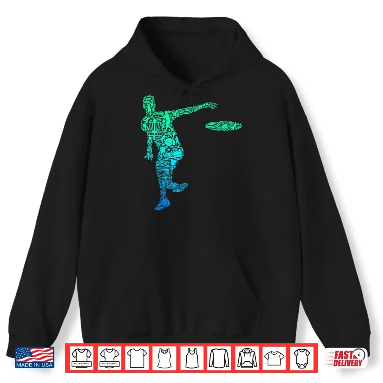 Hoodie Frisbee Professional Disc Golf Athletic Graphic Apparel Shirt