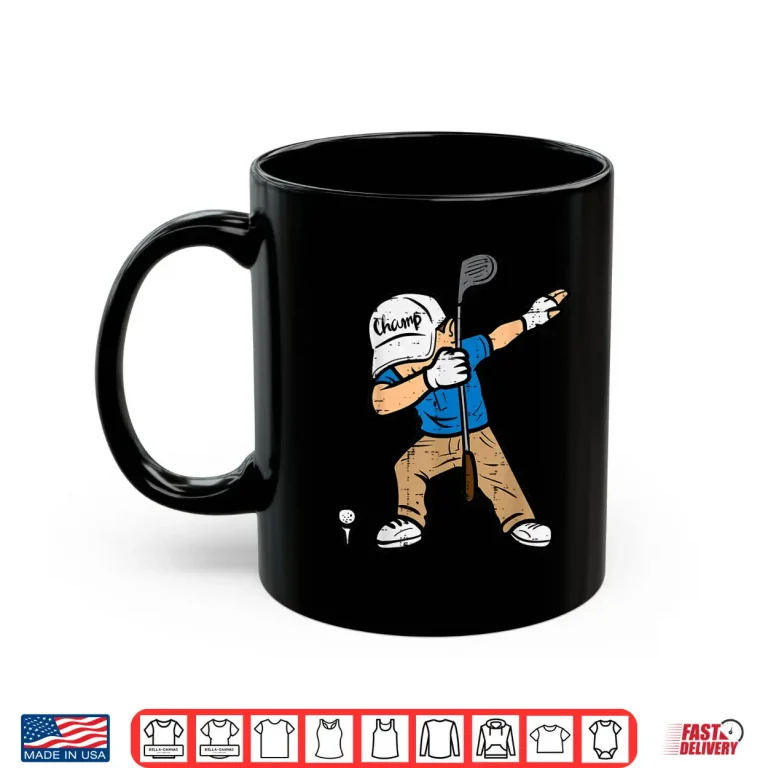 Mug Dabbing Golfer Golf Professional Youth Aesthetic Humor Funny Shirt