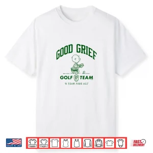 Good Grief Team Peanuts Golf Character Athletic Graphic Shirt