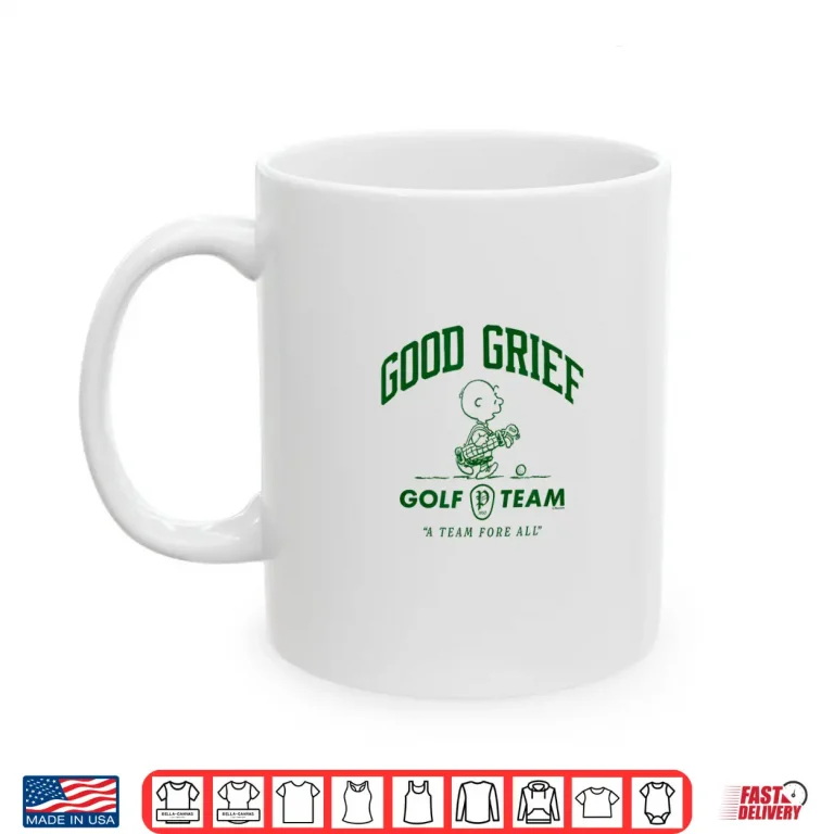 Mug Good Grief Team Peanuts Golf Character Athletic Graphic Shirt