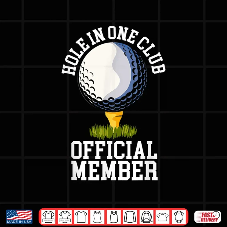Design Hole In One Club Golf Professional Athletic Graphic Apparel Shirt