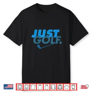 Professional Minimalist Golf Golfing Modern Graphic Apparel Shirt