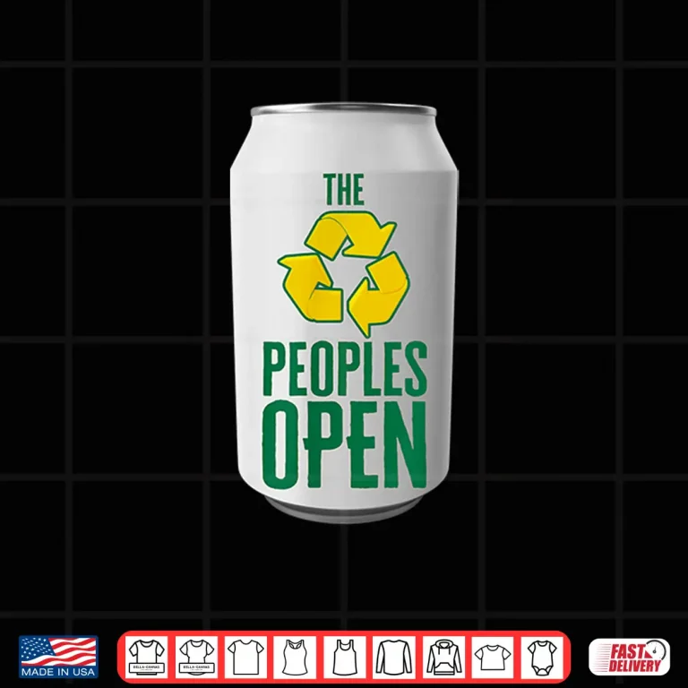 Design Peoples Open Beer Can Waste Management Golf Professional Shirt