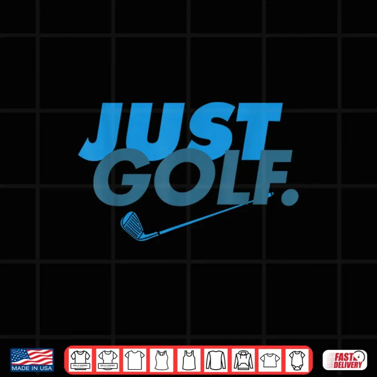 Design Professional Minimalist Golf Golfing Modern Graphic Apparel Shirt