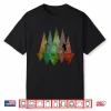 Stylized Geometric Basket And Disc Disc Golf Professional Graphic Shirt