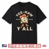 Western Tee Haw Yall Golf Cowgirl Southern Graphic Humor Shirt