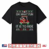 Christmas Oh What Fun It Is To Ride Golf Lover Ugly Sweater Shirt