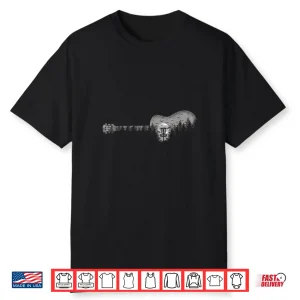 Disc Golf Landscape Trees Guitar Men Women Shirt