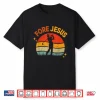 Fore Jesus Christian Golf Retro 70S Religious Golfing Men’S Shirt