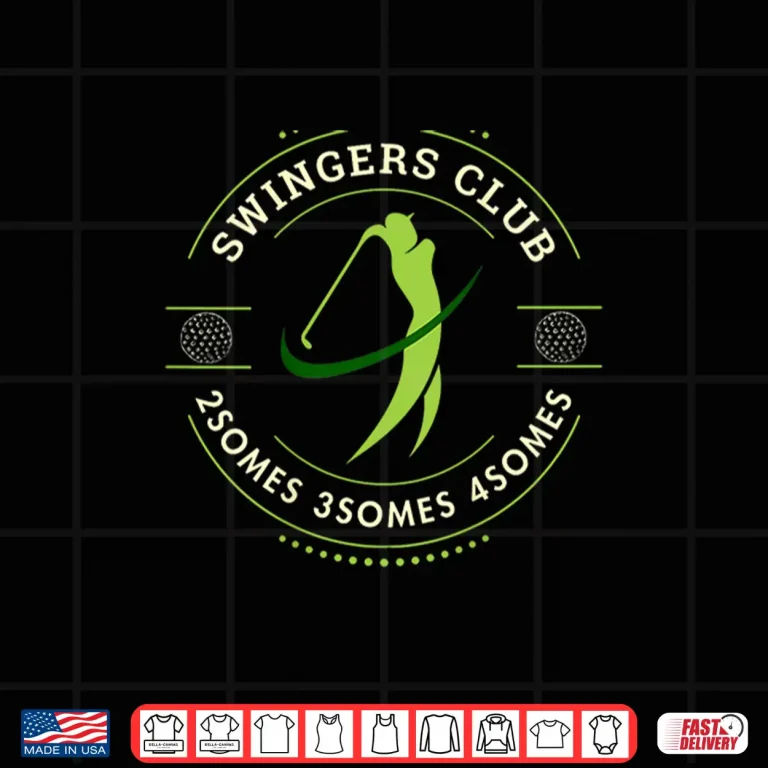 Design Best Golf Men Golf Swing Swingers Club Golf Club Adult Humor Shirt