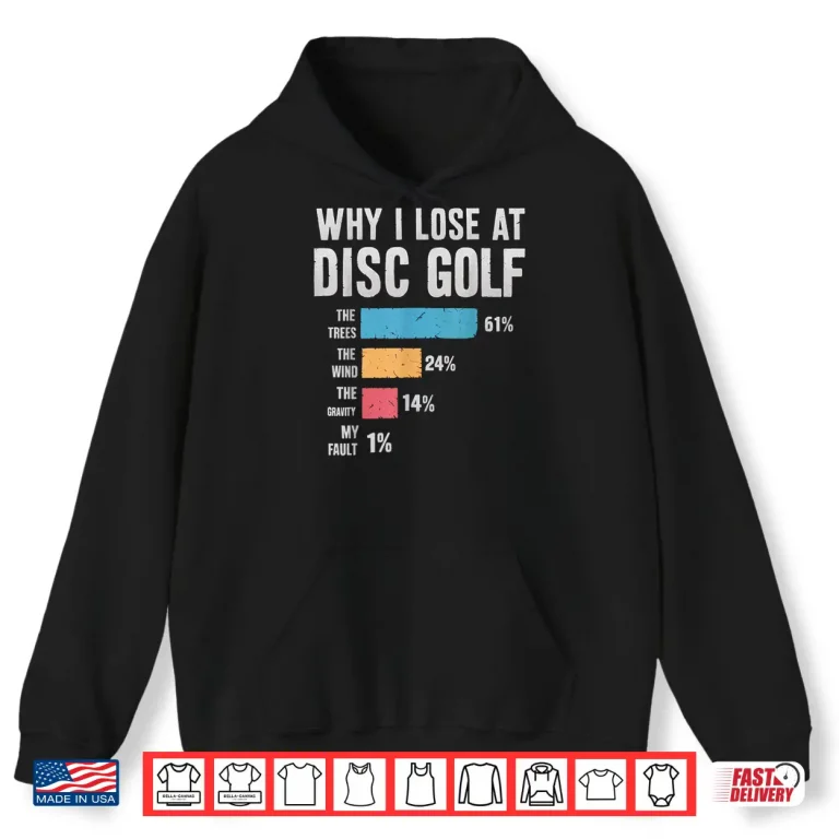 Hoodie Funny Disc Golf Design For Men Women Disc Golf Player Golfer Shirt