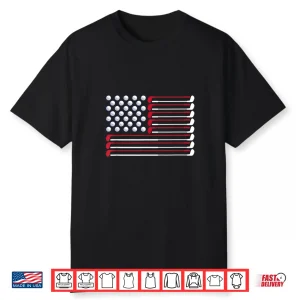 Golf American Flag Golf Player Lover Golfing Golfer Shirt
