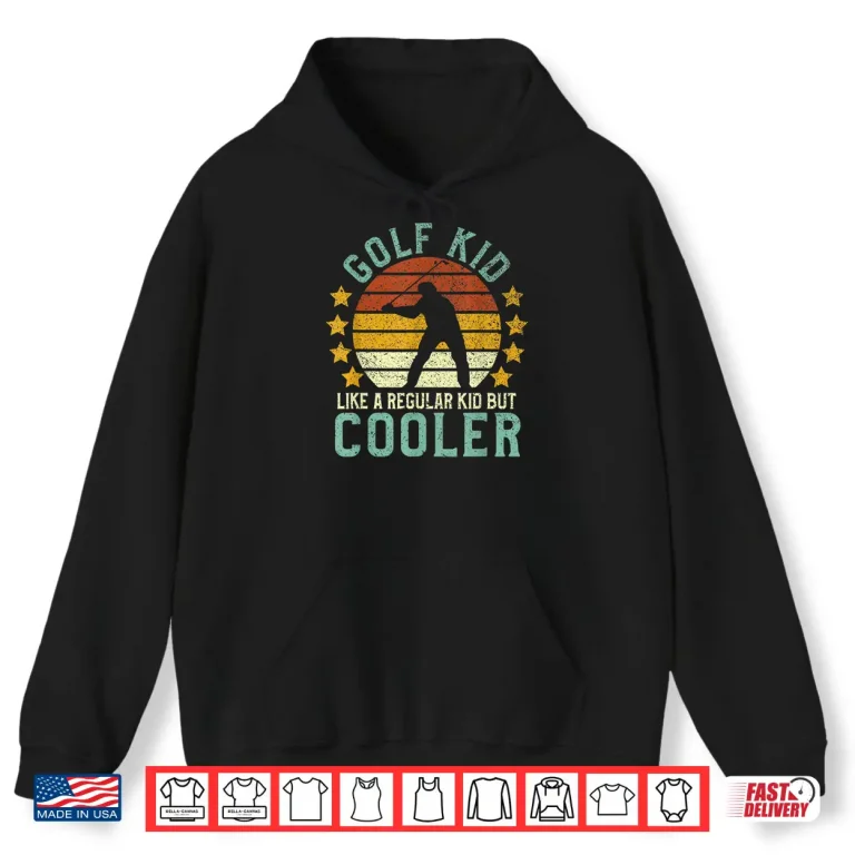 Hoodie Golf Kids Funny Young Golfer Golfing Lover Gift Shirt