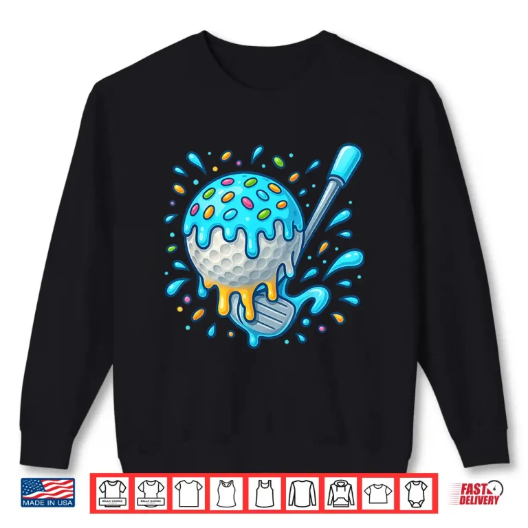 Sweatshirt Golf Drip Team for Boys Ice Cream Cool Shirt