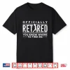 Officially Retired Gift Golf Dad Golfing Retirement Golfer Shirt