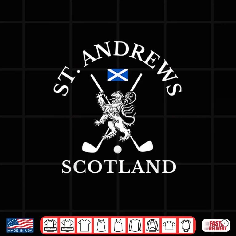 Design St. Andrews Scotland Golf Fan Shirt