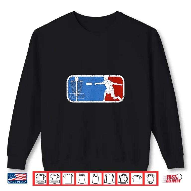 Sweatshirt Vintage Disc Golf Graphic Basket Gifts Ultimate Frisbee Shirt