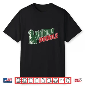 Mountain Doodle Dog Lovers Vintage Retro Outdoor Hiking Shirt