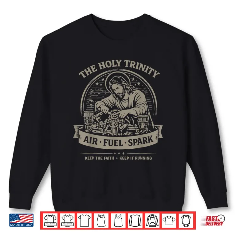 Sweatshirt Keep The Faith Keep It Running Shirt 1