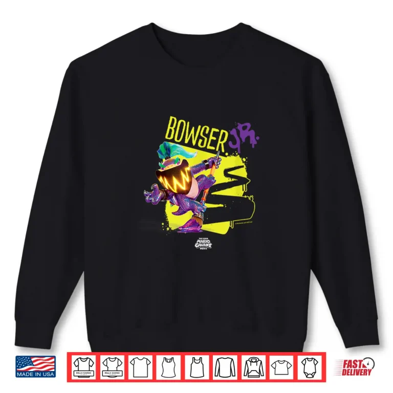 Sweatshirt The Super Mario Galaxy Movie Wonder Bowser Jr. Power Shirt