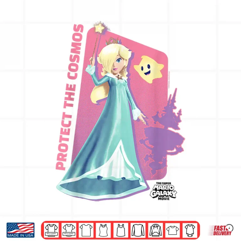 Design The Super Mario Galaxy Movie Rosalina Cosmos Wand Shirt
