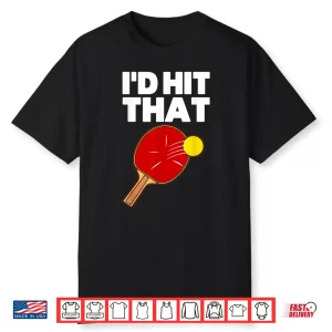 Cool Table Tennis Design For Men Women Game Ping Pong Lovers Shirt