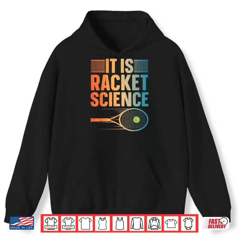 Hoodie Cool Tennis Design for Men Women Tennis Lover Tennis Player Shirt
