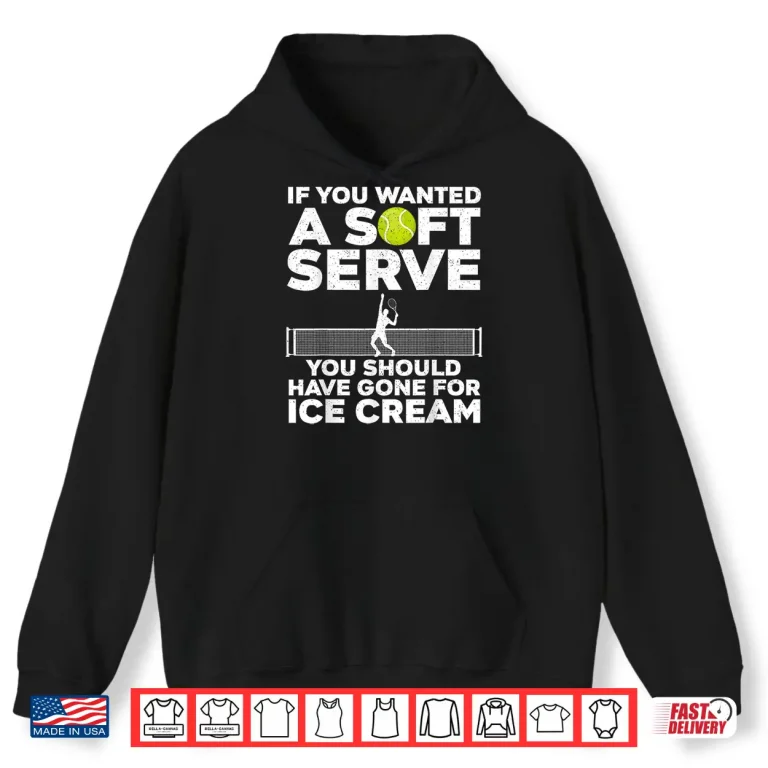Hoodie Cool Tennis Novelty For Men Women Boys Girls Tennis Players Shirt