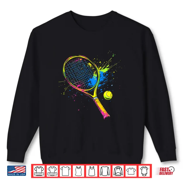 Sweatshirt Colorful Tennis Shirt