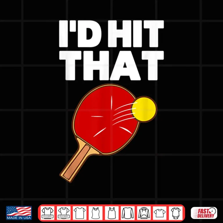 Design Cool Table Tennis Design For Men Women Game Ping Pong Lovers Shirt