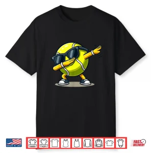 Dabbing Tennis Ball Shirt Funny Boys Men Women Sports Player Shirt