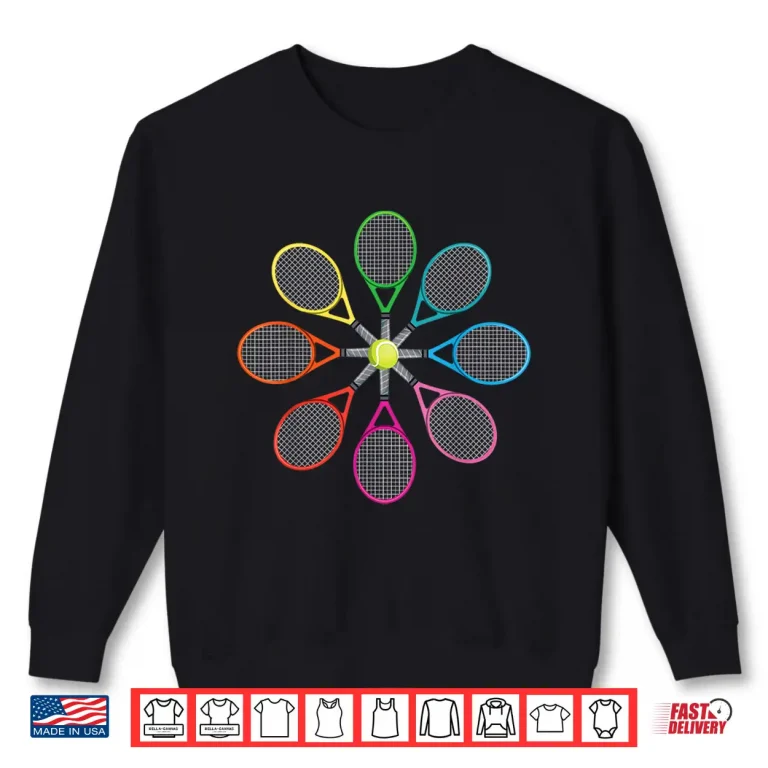 Sweatshirt Funny Tennis Player Racket Tennis Rackets Shirt