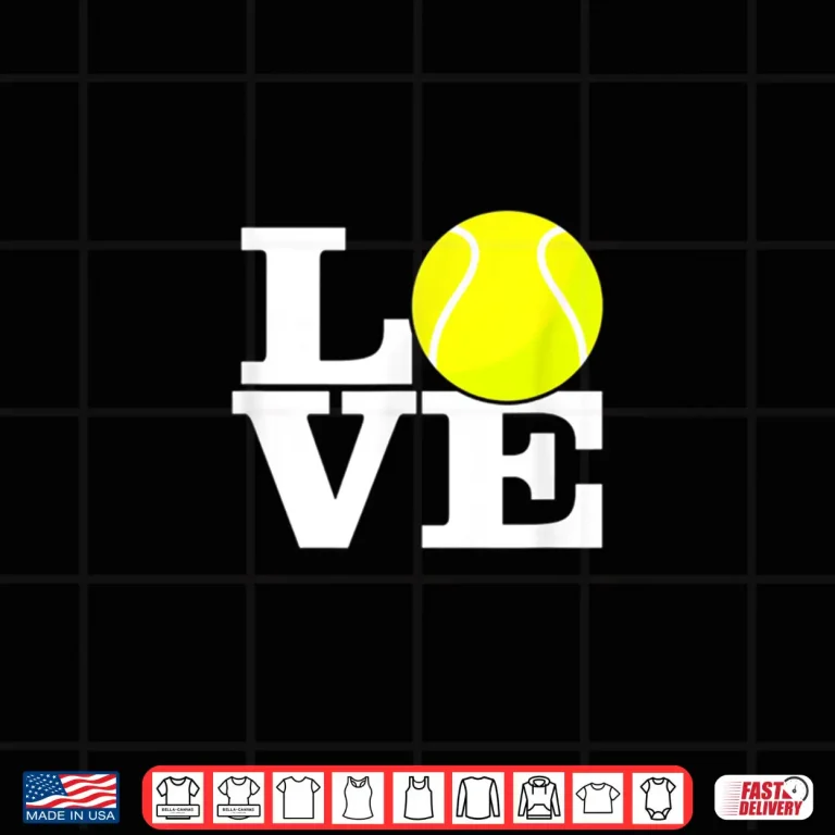 Design Love Tennis Ball Shirt