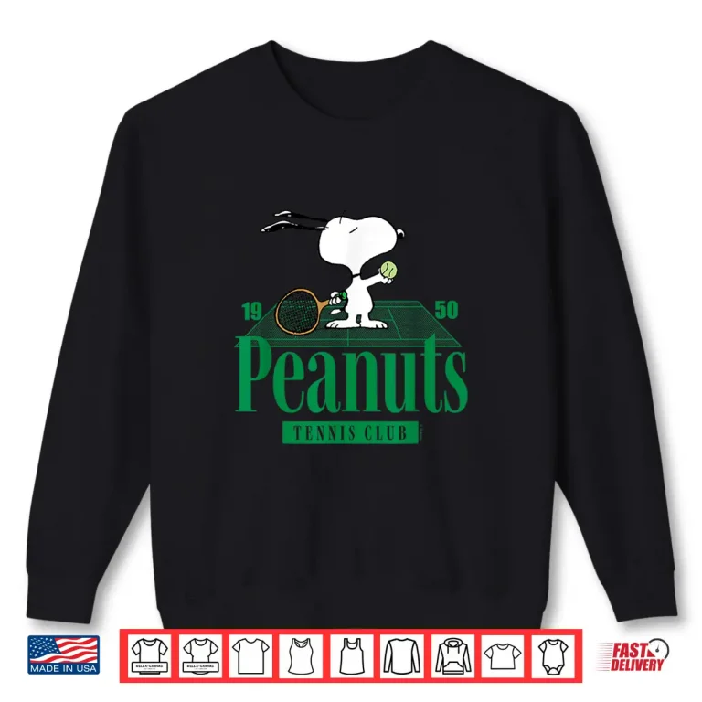 Sweatshirt Peanuts Peanuts Tennis Club Shirt