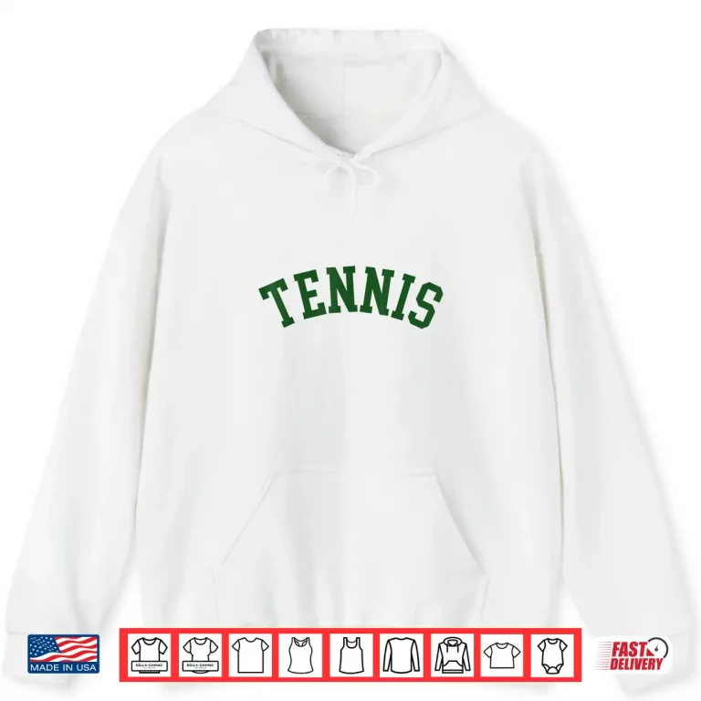 Hoodie Tennis Club Vintage Athletic Sports Shirt