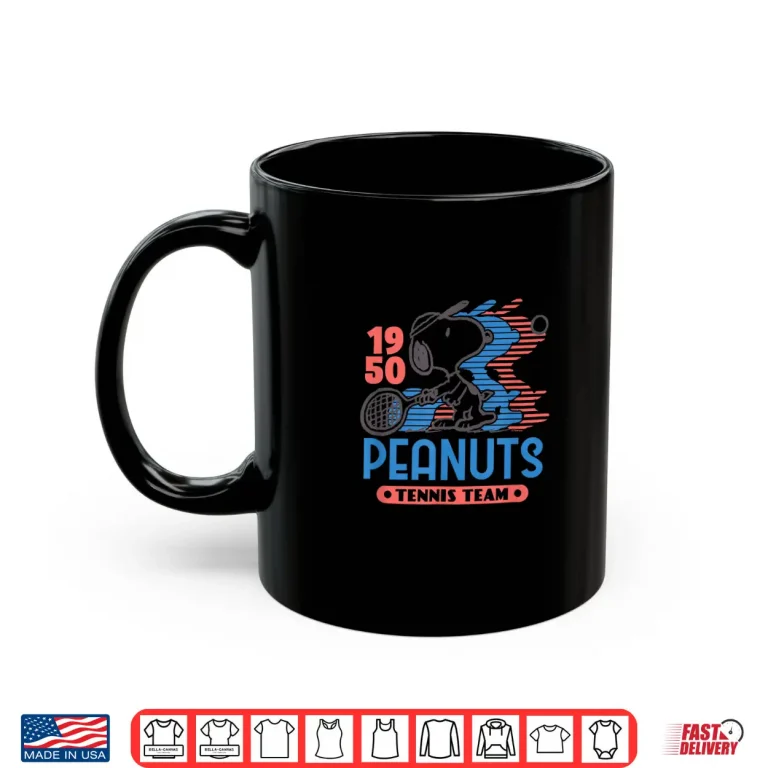 Mug Snoopy Tennis Team Shirt