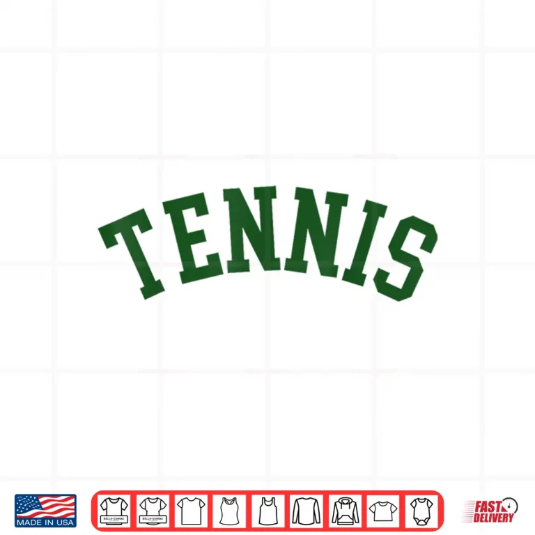 Design Tennis Club Vintage Athletic Sports Shirt