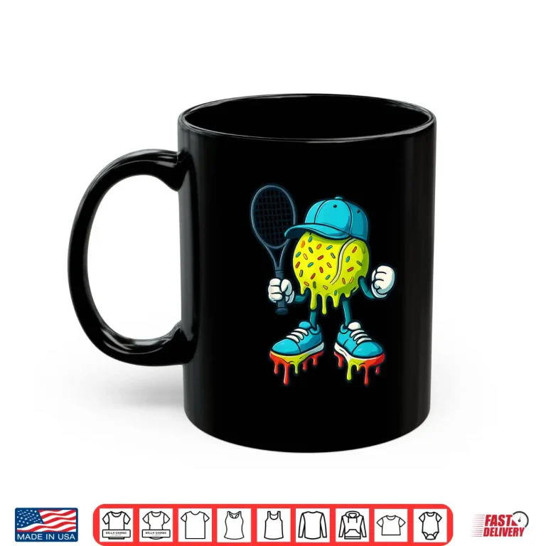 Mug Tennis Drip for Boys Ice Cream Feel The Drip Top Spin Tennis Shirt